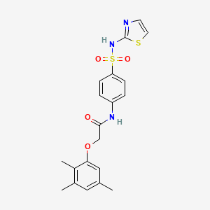 N-[4-(1,3-thiazol-2-ylsulfamoyl)phenyl]-2-(2,3,5-trimethylphenoxy)acetamide