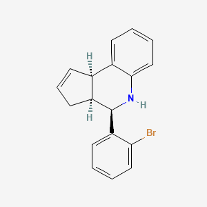 (3aS,4R,9bR)-4-(2-bromophenyl)-3a,4,5,9b-tetrahydro-3H-cyclopenta[c]quinoline