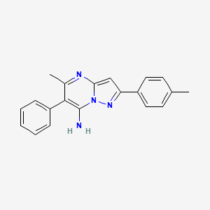 5-Methyl-2-(4-methylphenyl)-6-phenylpyrazolo[1,5-a]pyrimidin-7-amine