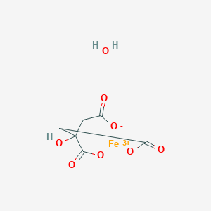 molecular formula C6H7FeO8 B115975 Ferric citrate monohydrate CAS No. 153531-98-7