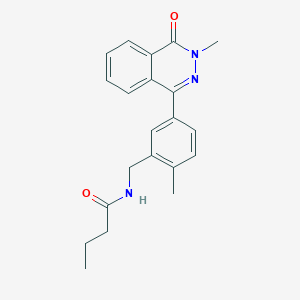 N-[2-Methyl-5-(3-methyl-4-oxo-3,4-dihydro-phthalazin-1-yl)-benzyl]-butyramide