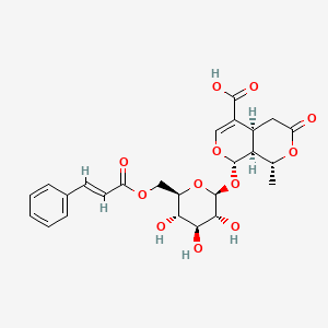 molecular formula C25H28O12 B1159771 6'-O-Cinnamoyl-8-epikingisidic acid CAS No. 1403984-03-1