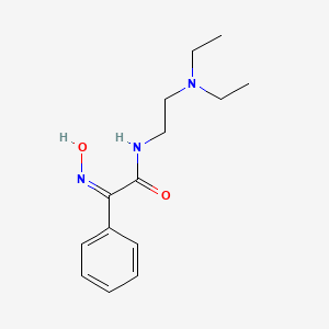 (2Z)-N-[2-(diethylamino)ethyl]-2-(hydroxyimino)-2-phenylethanamide