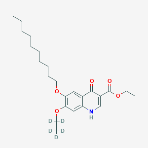 molecular formula C₂₄H₃₀D₅NO₅ B1159786 Decoquinate D5 