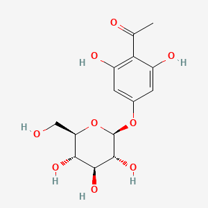 molecular formula C14H18O9 B1159793 苯甲基香豆素 4'-O-葡萄糖苷 CAS No. 5027-30-5