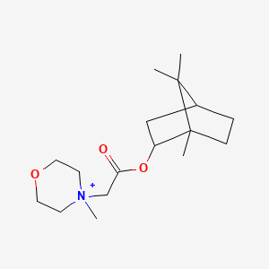 4-Methyl-4-{2-oxo-2-[(1,7,7-trimethylbicyclo[2.2.1]hept-2-yl)oxy]ethyl}morpholin-4-ium