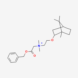 2-(benzyloxy)-N,N-dimethyl-2-oxo-N-{2-[(1,7,7-trimethylbicyclo[2.2.1]hept-2-yl)oxy]ethyl}ethanaminium