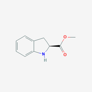molecular formula C10H11NO2 B115982 (S)-(+)-甲基吲哚-2-羧酸酯 CAS No. 141410-06-2