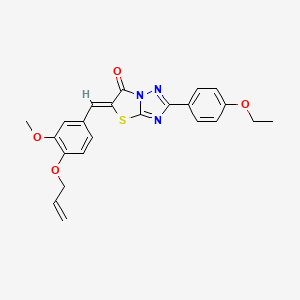 (5Z)-5-[4-(allyloxy)-3-methoxybenzylidene]-2-(4-ethoxyphenyl)[1,3]thiazolo[3,2-b][1,2,4]triazol-6(5H)-one