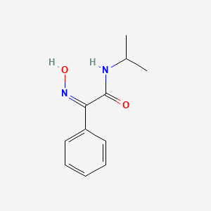 molecular formula C11H14N2O2 B11598884 (2Z)-2-(hydroxyimino)-2-phenyl-N-(propan-2-yl)ethanamide 