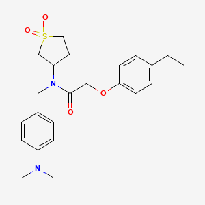 N-[4-(dimethylamino)benzyl]-N-(1,1-dioxidotetrahydrothiophen-3-yl)-2-(4-ethylphenoxy)acetamide