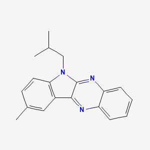 6-isobutyl-9-methyl-6H-indolo[2,3-b]quinoxaline