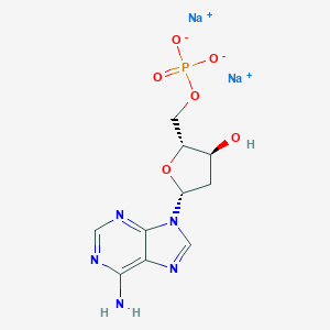 molecular formula C10H12N5Na2O6P B115992 ((2R,3S,5R)-5-(6-氨基-9H-嘌呤-9-基)-3-羟基四氢呋喃-2-基)甲基磷酸钠 CAS No. 151151-31-4