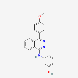 3-{[4-(4-Ethoxyphenyl)phthalazin-1-yl]amino}phenol