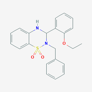 2-benzyl-3-(2-ethoxyphenyl)-3,4-dihydro-2H-1,2,4-benzothiadiazine 1,1-dioxide