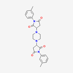 2,2'-(1,4-Piperazinediyl)bis[N-(m-tolyl)succinimide]