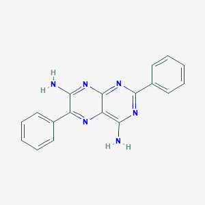 molecular formula C18H14N6 B115996 2,6-Diphenylpteridine-4,7-diamine CAS No. 2883-67-2