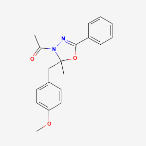 1-[2-(4-methoxybenzyl)-2-methyl-5-phenyl-1,3,4-oxadiazol-3(2H)-yl]ethanone