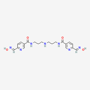 N,N'-(iminodipropane-3,1-diyl)bis{6-[(E)-(hydroxyimino)methyl]pyridine-3-carboxamide}