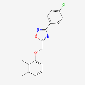 3-(4-Chlorophenyl)-5-[(2,3-dimethylphenoxy)methyl]-1,2,4-oxadiazole