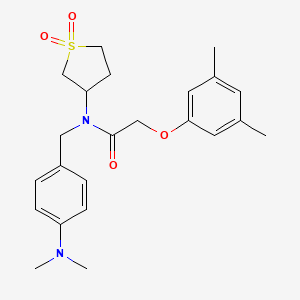 N-[4-(dimethylamino)benzyl]-2-(3,5-dimethylphenoxy)-N-(1,1-dioxidotetrahydrothiophen-3-yl)acetamide