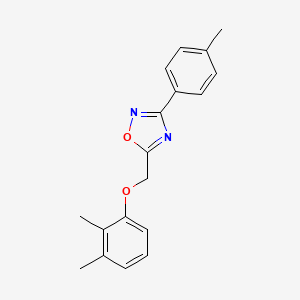 5-[(2,3-Dimethylphenoxy)methyl]-3-(4-methylphenyl)-1,2,4-oxadiazole