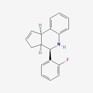 (3aS,4R,9bR)-4-(2-fluorophenyl)-3a,4,5,9b-tetrahydro-3H-cyclopenta[c]quinoline