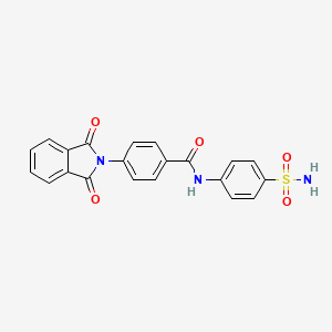 4-(1,3-dioxo-1,3-dihydro-2H-isoindol-2-yl)-N-(4-sulfamoylphenyl)benzamide