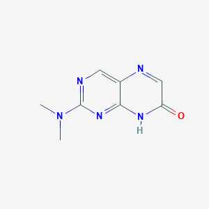 molecular formula C8H9N5O B116005 2-Dimethylamino-7-oxo-7,8-dihydropteridine CAS No. 6666-03-1