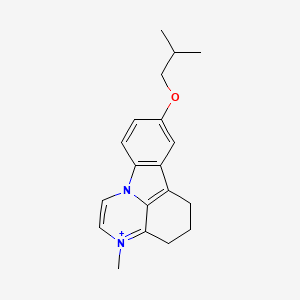 8-isobutoxy-3-methyl-5,6-dihydro-4H-pyrazino[3,2,1-jk]carbazol-3-ium