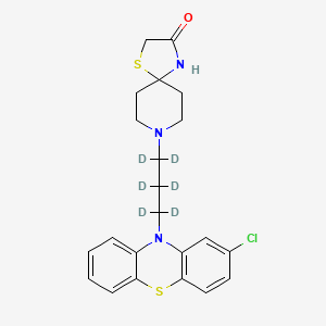 molecular formula C₂₂H₁₈D₆ClN₃OS₂ B1160099 Spiclomazine-d6 