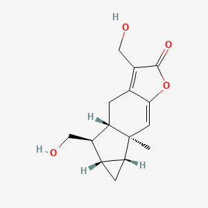 molecular formula C15H18O4 B1160101 Shizukanolide F CAS No. 120061-96-3