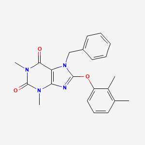 7-benzyl-8-(2,3-dimethylphenoxy)-1,3-dimethyl-3,7-dihydro-1H-purine-2,6-dione