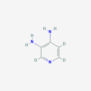 molecular formula C₅H₄D₃N₃ B1160136 3,4-Diaminopyridine D3 