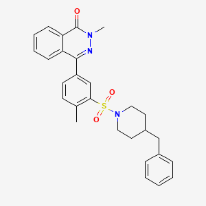 4-{3-[(4-benzylpiperidin-1-yl)sulfonyl]-4-methylphenyl}-2-methylphthalazin-1(2H)-one