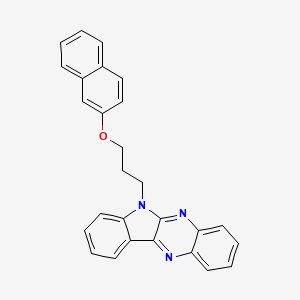 6-[3-(naphthalen-2-yloxy)propyl]-6H-indolo[2,3-b]quinoxaline