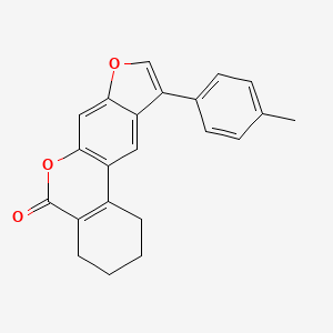 10-(4-methylphenyl)-1,2,3,4-tetrahydro-5H-benzo[c]furo[3,2-g]chromen-5-one