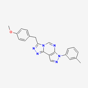 3-(4-methoxybenzyl)-7-(3-methylphenyl)-7H-pyrazolo[4,3-e][1,2,4]triazolo[4,3-c]pyrimidine