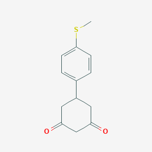 B116025 5-(4-Methylsulfanyl-phenyl)-cyclohexane-1,3-dione CAS No. 144128-74-5