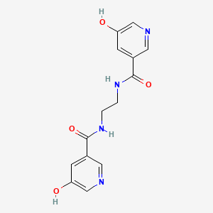 N,N'-ethane-1,2-diylbis(5-hydroxypyridine-3-carboxamide)