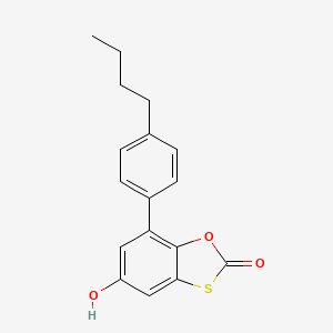 7-(4-Butylphenyl)-5-hydroxy-1,3-benzoxathiol-2-one