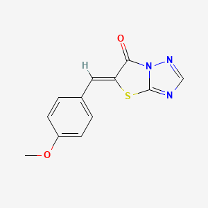 (5Z)-5-(4-methoxybenzylidene)[1,3]thiazolo[3,2-b][1,2,4]triazol-6(5H)-one