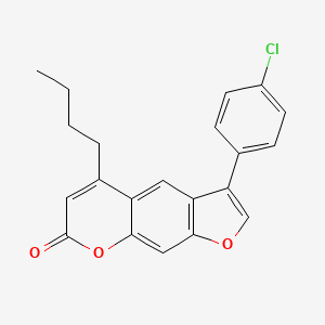 5-butyl-3-(4-chlorophenyl)-7H-furo[3,2-g]chromen-7-one