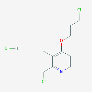 2-(Chloromethyl)-4-(3-chloropropoxy)-3-methylpyridine Hydrochloride