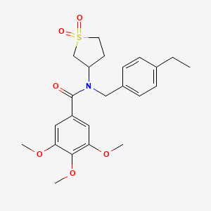 N-(1,1-dioxidotetrahydrothiophen-3-yl)-N-(4-ethylbenzyl)-3,4,5-trimethoxybenzamide