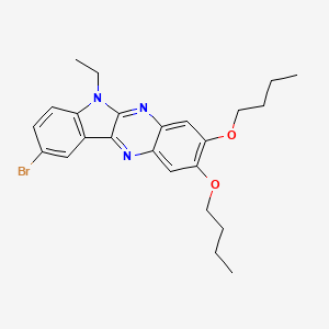 9-bromo-2,3-dibutoxy-6-ethyl-6H-indolo[2,3-b]quinoxaline