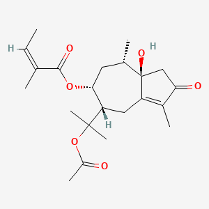 molecular formula C22H32O6 B1160324 1α-羟基托利林 CAS No. 887147-75-3