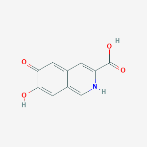 molecular formula C10H7NO4 B116033 6,7-Dihydroxyisoquinoline-3-carboxylic acid CAS No. 146743-95-5