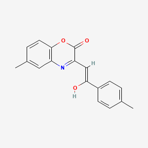 (3E)-6-methyl-3-[2-(4-methylphenyl)-2-oxoethylidene]-3,4-dihydro-2H-1,4-benzoxazin-2-one