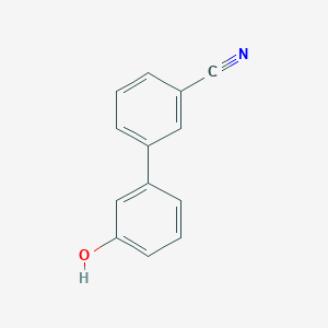 molecular formula C13H9NO B116034 3-(3-羟基苯基)苯甲腈 CAS No. 154848-43-8